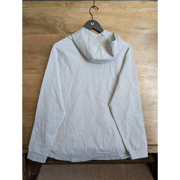 BYLT Premium Basics Hoodie Mens Large Gray Elite Drop-Cut Long Sleeve Pullover - Picture 2 of 4